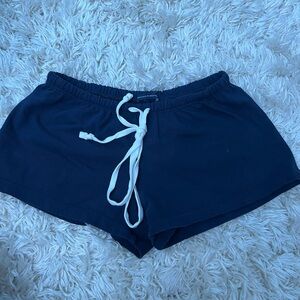 Brandy Melville Navy Sweatshirts with white drawstring 💙- SOLD🛍️